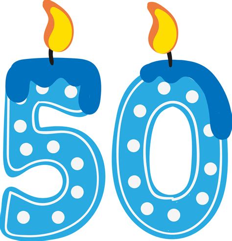 50 Number Png Images Transparent Background 1 Birthday Candle Png