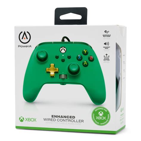 Powera Enhanced Wired Controller For Xbox Series Xs Green