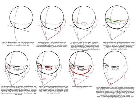 Mkiss l vartist (momot) ig: Male head tutorial by Seranalu (With images) | Guy drawing