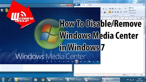 How To Disable Windows Media Center Youtube