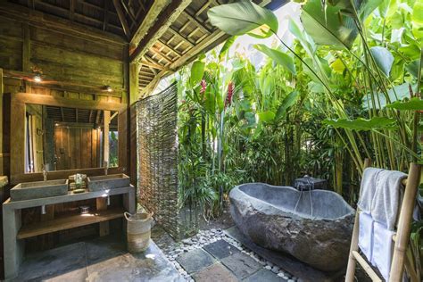 Semi Outdoor Bathroom Of Bali Alami Villas Outdoor Bathrooms Hotel