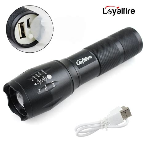 Flashlight Built In Battery High Powered Rechargeable Flashlight 4