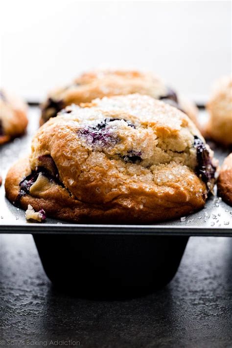 Sparkling Jumbo Blueberry Muffins Sallys Baking Addiction