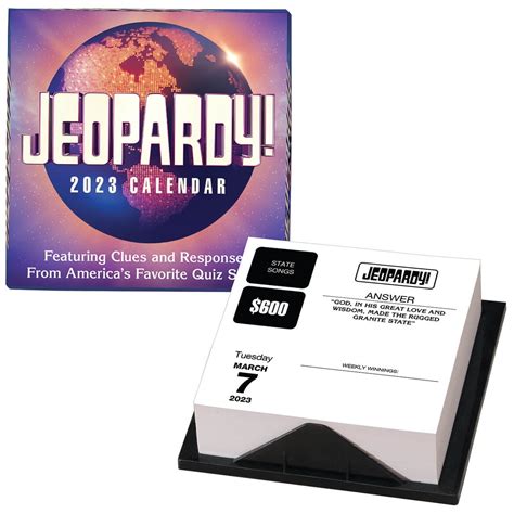 Jeopardy 2023 Calendar Walmart Com