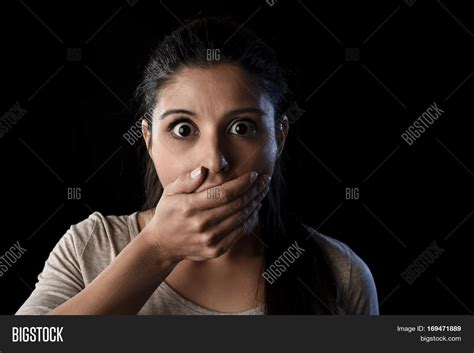 Young Beautiful Scared Image And Photo Free Trial Bigstock