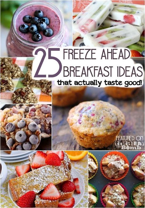 25 Freeze Ahead Breakfasts Frozen Breakfast Brunch