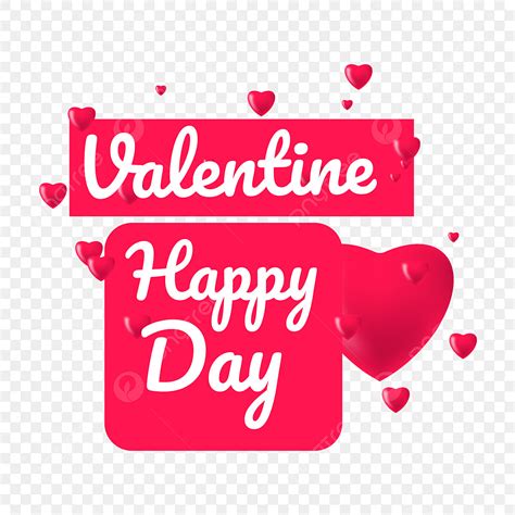 Gambar Pink Love 3d Happy Valentine Cemerlang Berlian Keterikatan