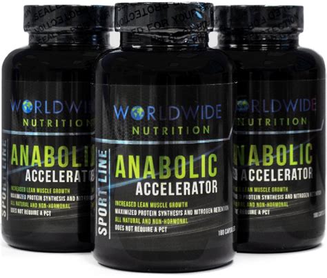 Worldwide Nutrition Anabolic Accelerator Muscle Growth Herbal