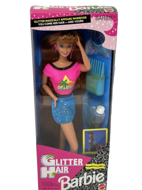 D3 1993 Vintage Glitter Hair Barbie By Mattel 10968 For Sale Online Ebay