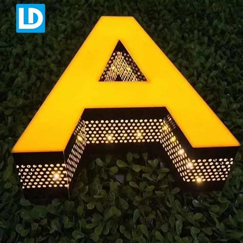 Channel Letter Sign Stainless Steel Sidelit Led Letters Lindo Sign
