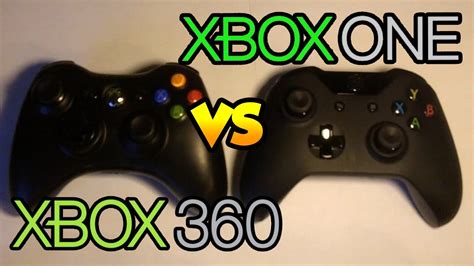 Xbox One Vs Xbox 360 Controller Comparison Youtube