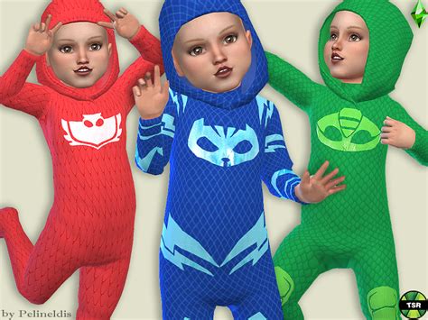The Sims Resource Toddler Costume Onesie Set