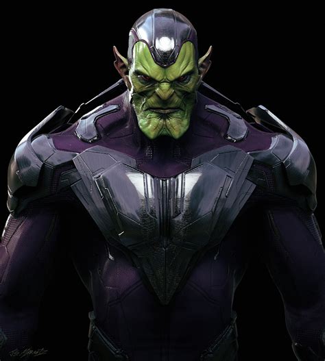 Jerad S Marantz Captain Marvel Skrull Concept Art