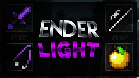 Minecraft Pvp Texture Pack Ender Light V1 By Cuds 1718 Youtube