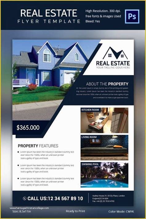 Free Real Estate Templates Of Real Estate Flyer Template 37 Free Psd Ai