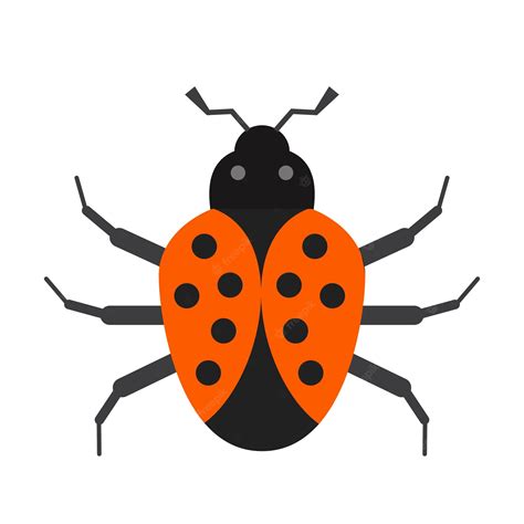 Premium Vector Red Beetle Animal Vector Illustration Icon