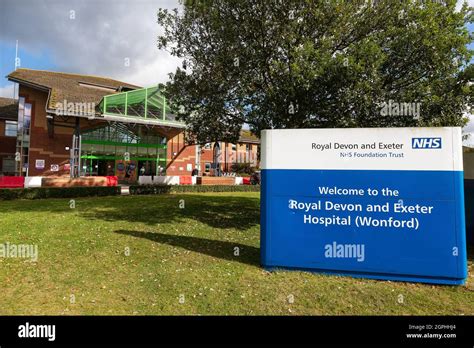 View Of The Royal Devon And Exeter Wonford Hospital In Exeter Devon