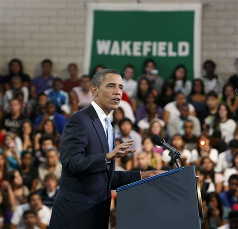 Obama Urges Student Responsibility The Spokesman Review