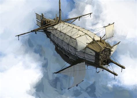 Airships And Airship Accessories For RPGs And Similar Steampunk