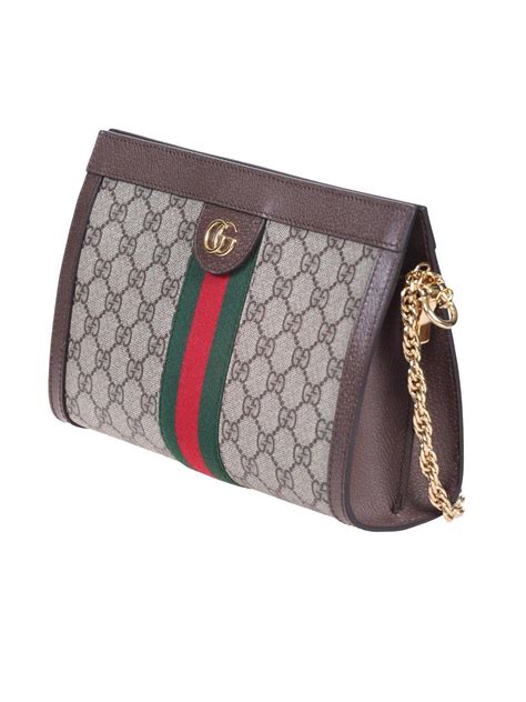 Gucci Ophidia Gg Supreme Fabric Wallet On Chain Paul Smith