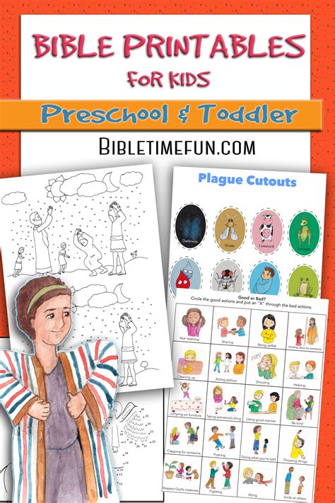 Bible Activities For Preschoolers Worksheet For Kids