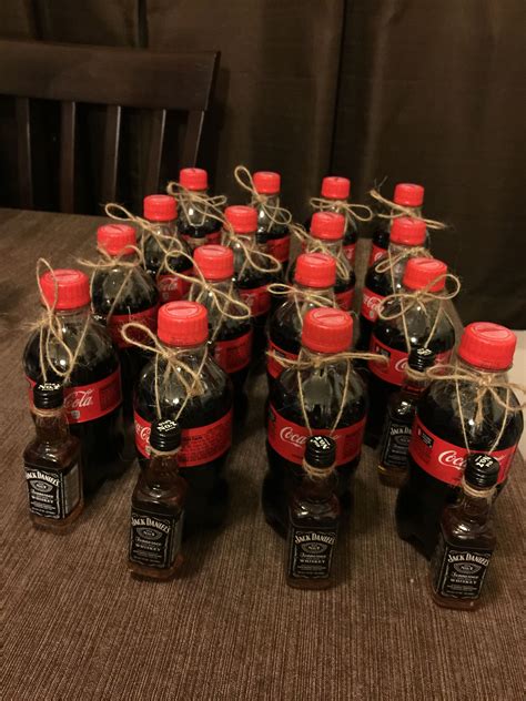 Jack And Coke Party Favors Birthday Party Decorations Diy Diy Birthday