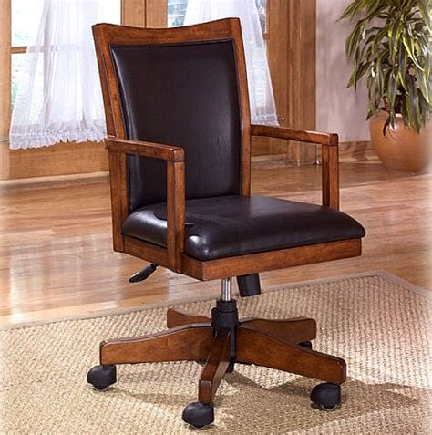 Find new office & desk chairs for your home at joss & main. Mission Craftsman Oak Leather Executive Office Chair