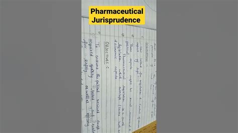 Pharmaceutical Jurisprudence 2nd Year Important Topics Youtube