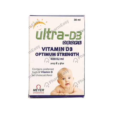 Vitamin d liquid supplements for infants and children younger than two years. Buy Ultra D3 400 IU Oral Drop (30) Online at Flat 18% OFF ...