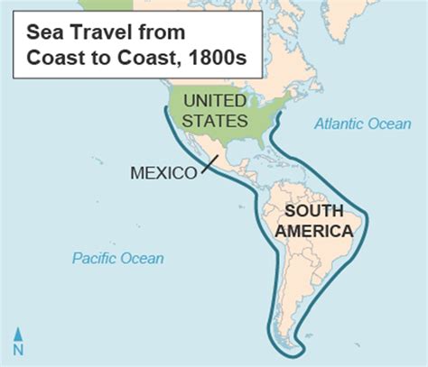 Pacific And Atlantic Ocean Us Map