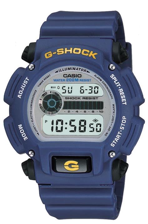 Casio Mens G Shock Blue Resin Watch Dw9052 2