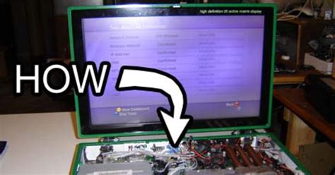 How To Make An Xbox 360 Laptop Part 1 Engadget Laptop Part Cool