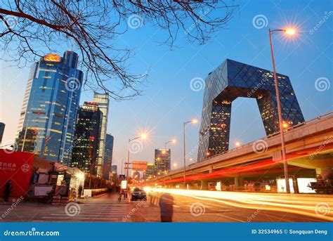 Beijing Street Editorial Image Image Of Color Traffic 32534965