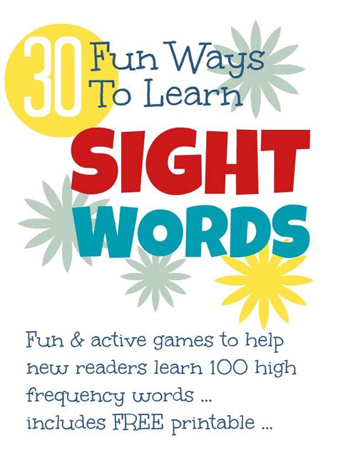 10 Images About Sight Word Games On Pinterest Reading