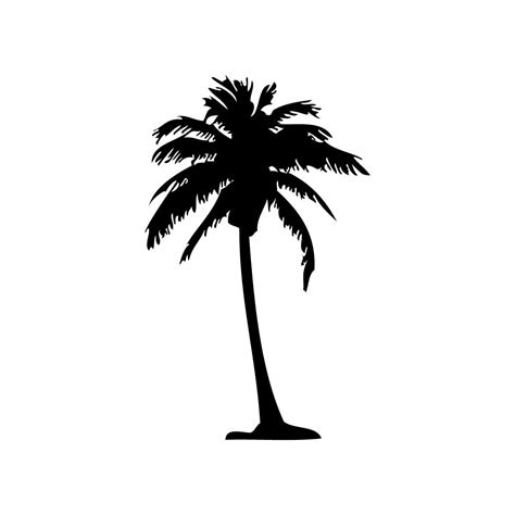 Palm Trees Silhouette Clipart Best