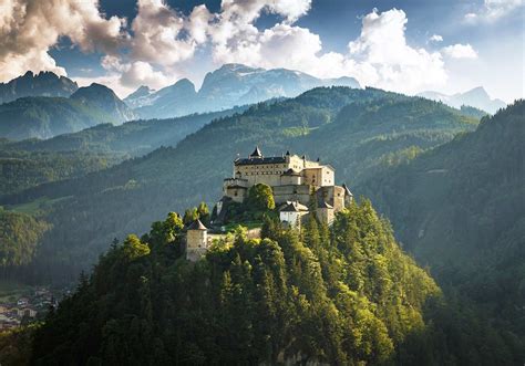 Hohenwerfen Castle In Austria Is A Stunning Structure Dating Back More