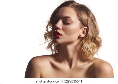 Closeup Naked Beautiful Woman Posing Closed Stock Photo Shutterstock