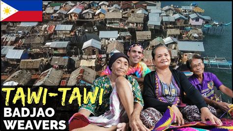 Badjao Women And Their Life In Tawi Tawi Beautiful Banig Weaving