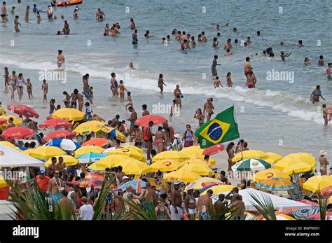 Bikinis Copacabana Brazil Beach Stockfotos And Bikinis Copacabana Brazil