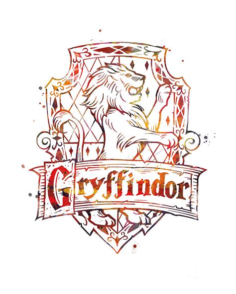 Gryffindor Crest Mixed Media By Monn Print Dobby Harry Potter Harry