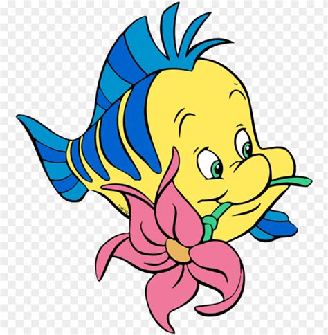 🔥 Free Download Little Mermaid Flounder Png Clipart Royalty Free