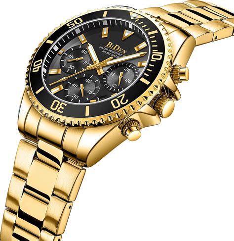 hanposh orologio uomo orologio militare acciaio cronografo impermeabile luminosi design orologi