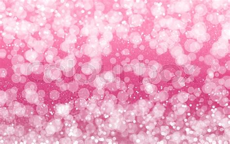 Pink White Gradient Glitter Bokeh Stock Photo Colourbox