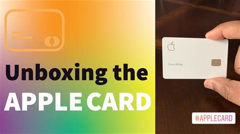 Apple card isn't a traditional apple product. Unboxing the Titanium Apple Card - YouTube