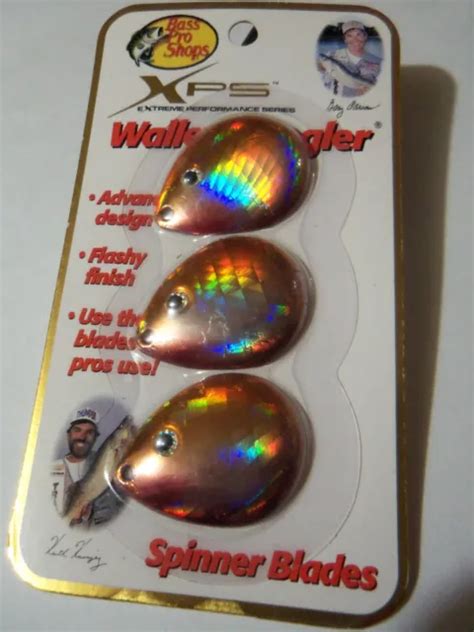 BASS PRO SHOP XPS CDC409 Holo Size 4 Colorado Spinner Blades Brn Gld