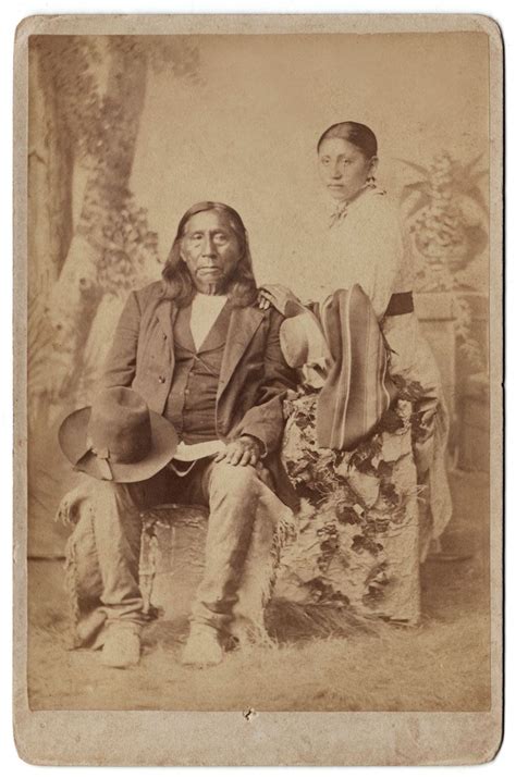 Arapaho Chief Little Raven Oh Has Tee Signed The Peace Treaty With