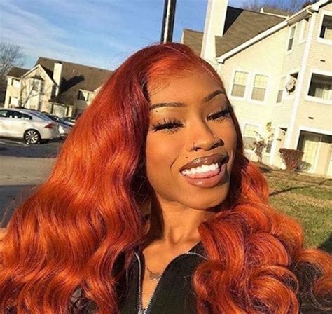 The Burnt Orange Hair Color Trend Is Here To Heat Up Your Spring Days Hair Color Orange Burnt
