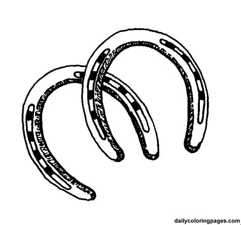 Horseshoe Coloring Page at GetColorings.com | Free printable colorings pages to print and color