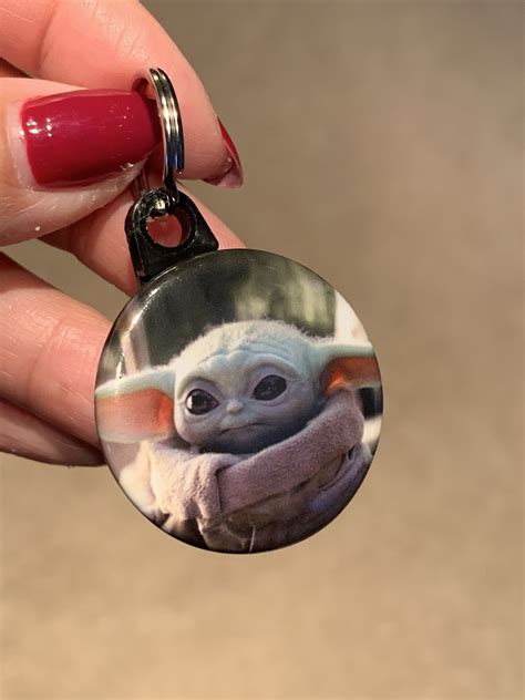 Disney Star Wars Mandalorian 125 Keychain Baby Yoda 3 Etsy Disney