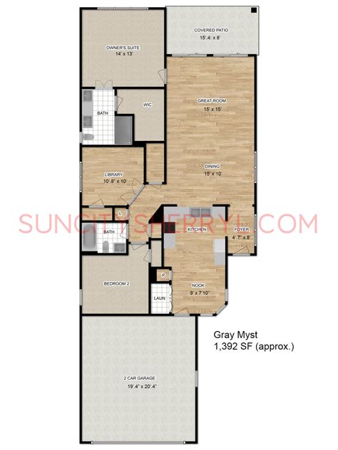 Sun City Hilton Head Floor Plan Gray Myst